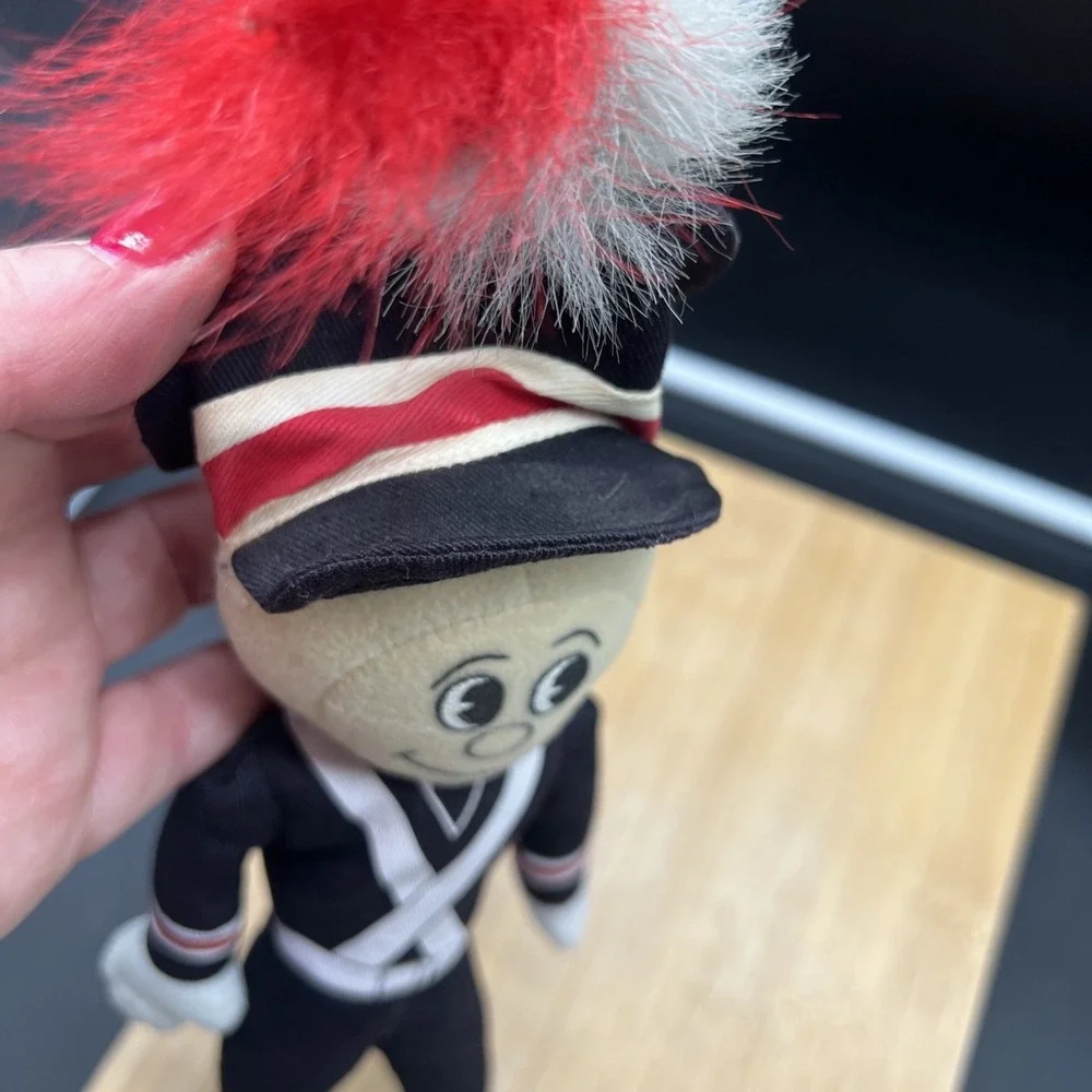 RARE Ohio State University Buckeyes Brutus Buddy Band Plush Beanbag 9